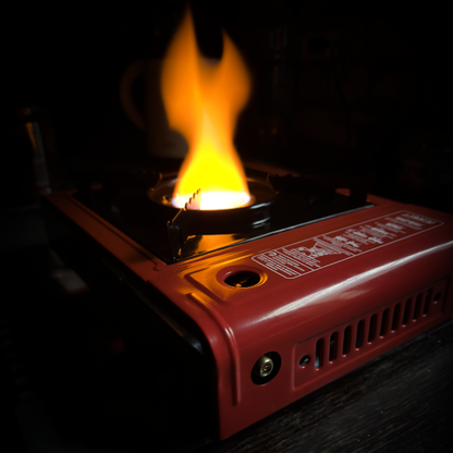 Портативна газова плита — 4 балони у подарунок! Готуй без світла будь-де