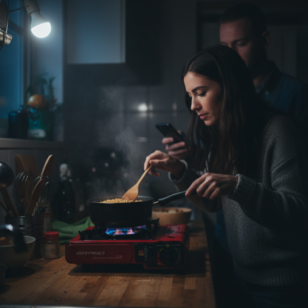 Портативна газова плита — 4 балони у подарунок! Готуй без світла будь-де